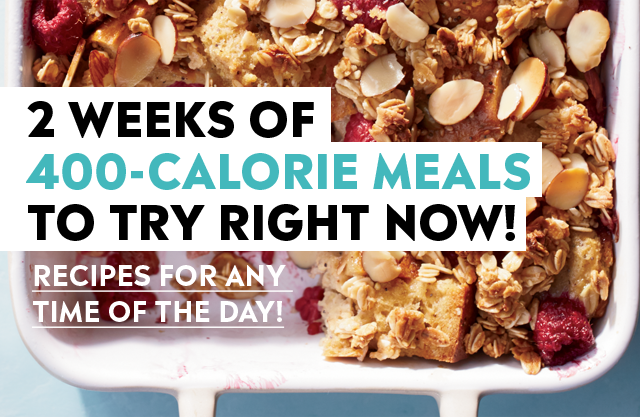 2 Weeks of 400-calorie meals