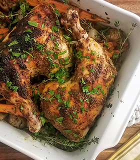 Maple Mustard Chicken Legs