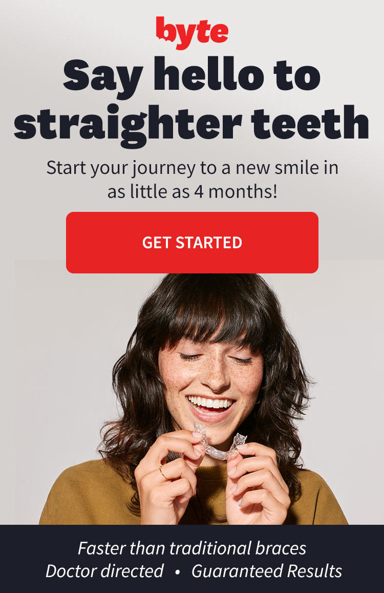 Say hello to straighter teeth