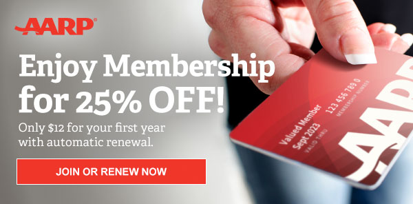 Enjoy Membership for 25% OFF! Only $12 for your first year with automatic renewal. JOIN OR RENEW NOW