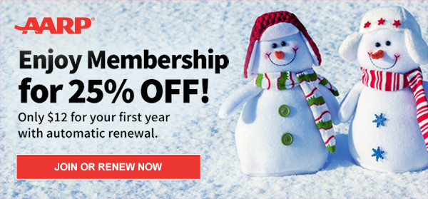 Enjoy Membership for 25% OFF! Only $12 for your first year with automatic renewal. JOIN OR RENEW NOW