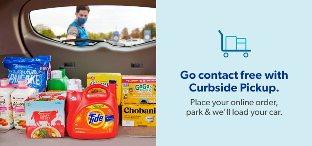 Go contact free with Curbside Pickup.