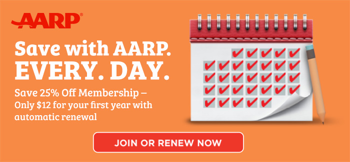 AARP | Save with AARP. Every. Day - Join or Renew Now