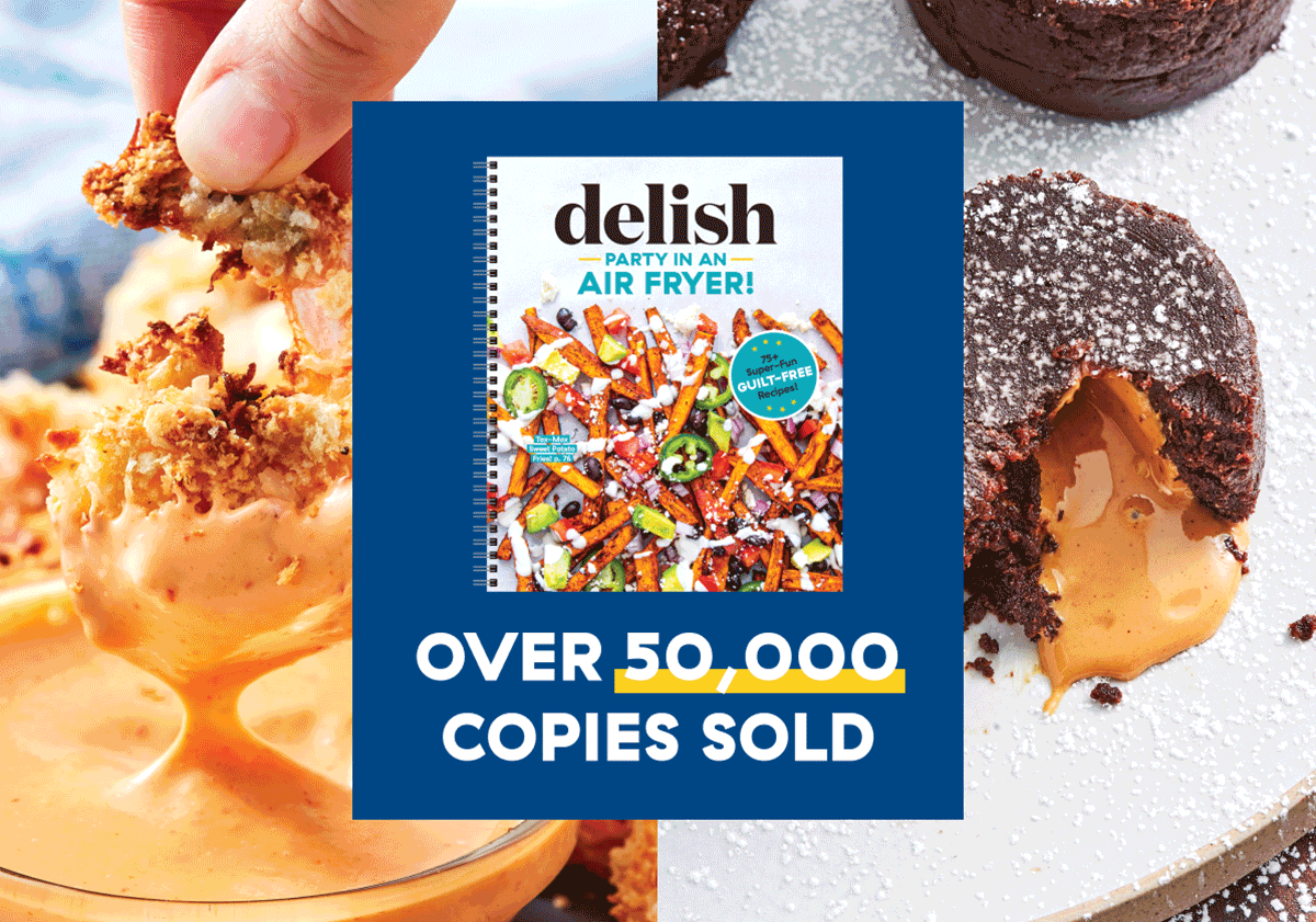 Delish Party in An Air Fryer, over 42,000 copies sold!